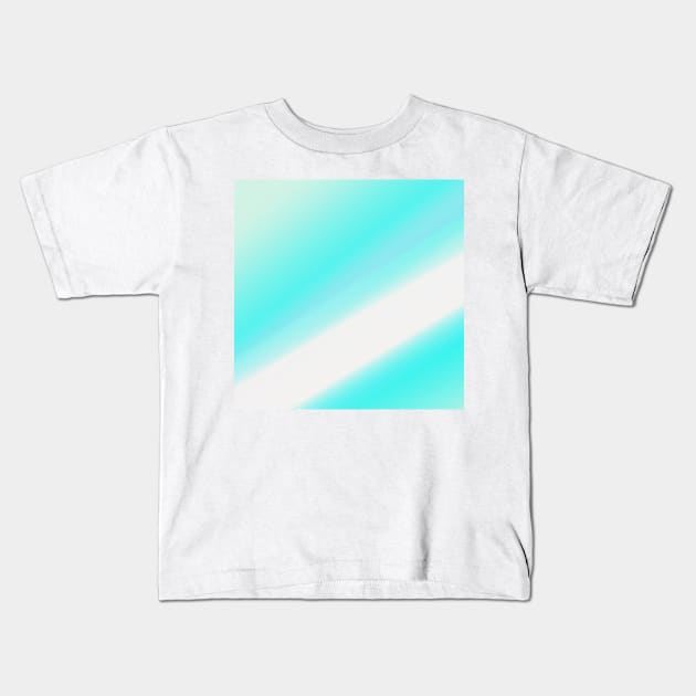 BLUE WHITE ABSTRACT TEXTURE ART Kids T-Shirt by Artistic_st